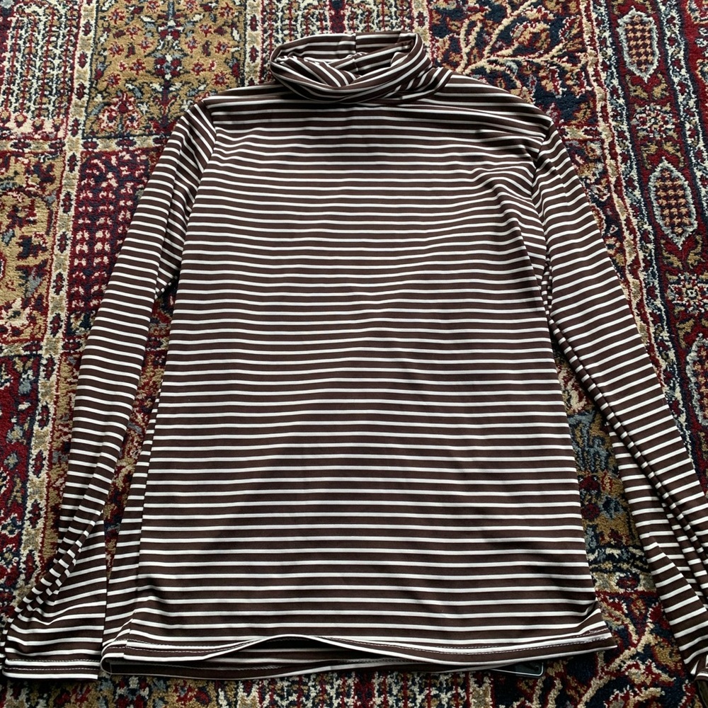 striped turtleneck